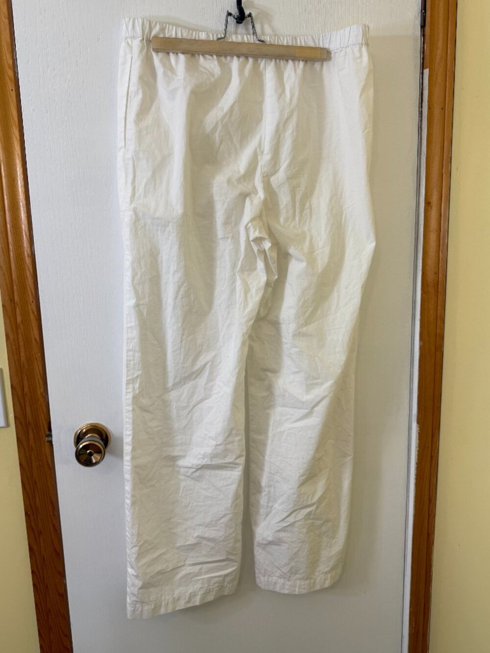 Wilfred Free White Parachute Wide Leg Pants Size Large - Picture 4 of 9